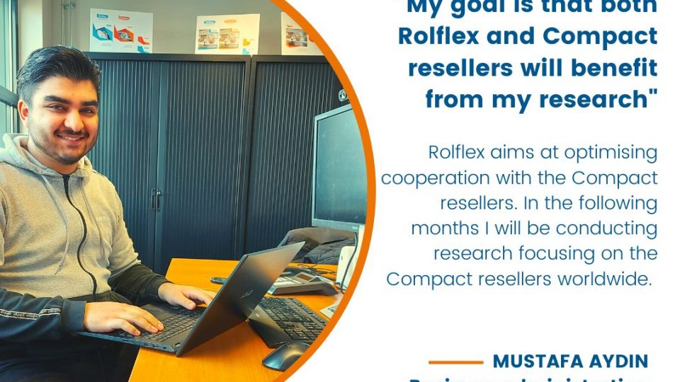 Mustafa Aydin macht seine Praxisphase bei Rolflex