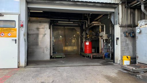 Compact Tor bei Shell in Belgien