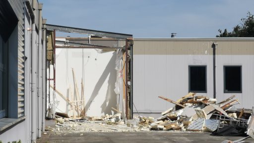 Dag 2 savonds IMG_20230531_162511 Compact Akademie abgerissen - Neue Halle für Rolflex