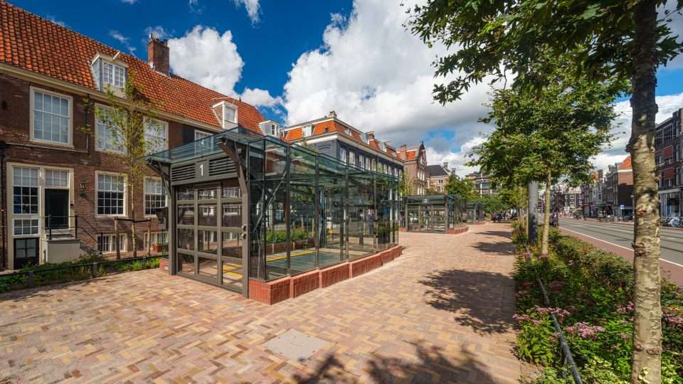 Fahrstuhlhäuser Parkhaus Vijzelgracht