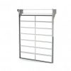 Full vision panels in the Compact folding door - Rolflex