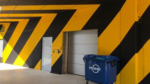 Compact roller door at Melkhal Enschede