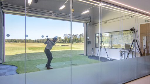 Folding overhead doors at Golf course St Andrews