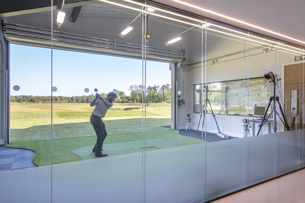 Folding overhead doors at Golf course St Andrews
