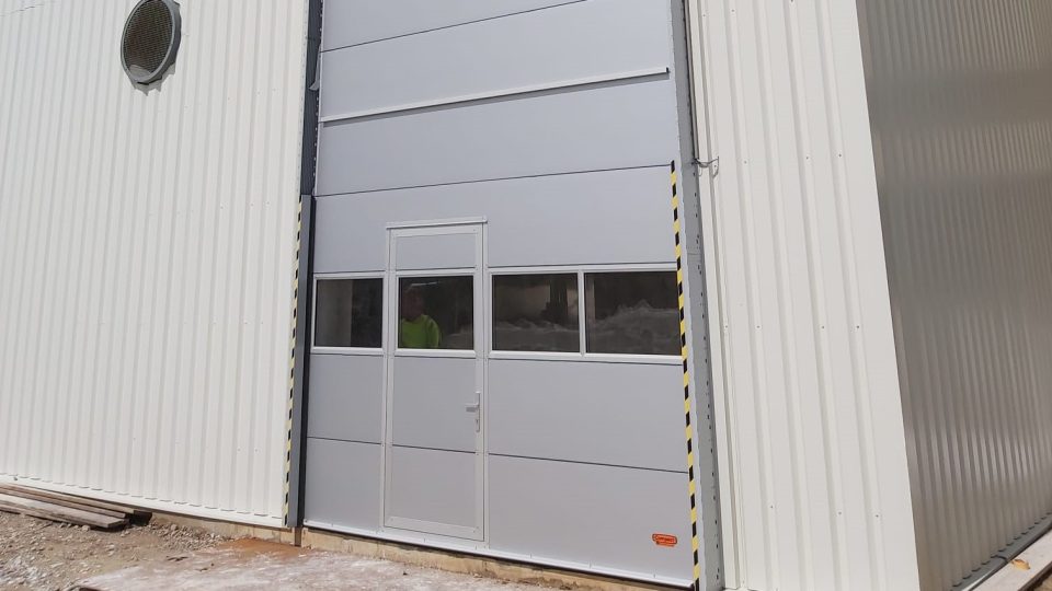 High Compact roller doors with door and storm profiles at Fermacell