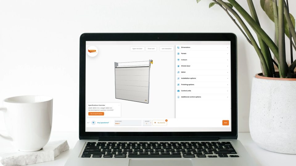 New Compact door configurator