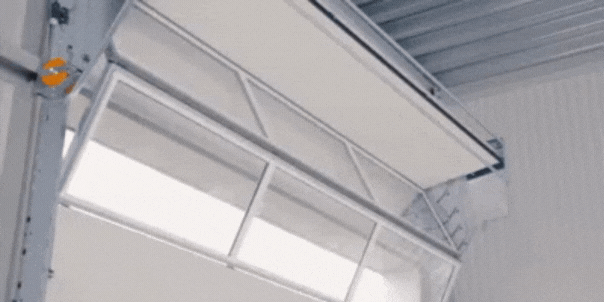 Compact folding door by Rolflex