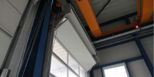 Overhead crane and commercial doors;