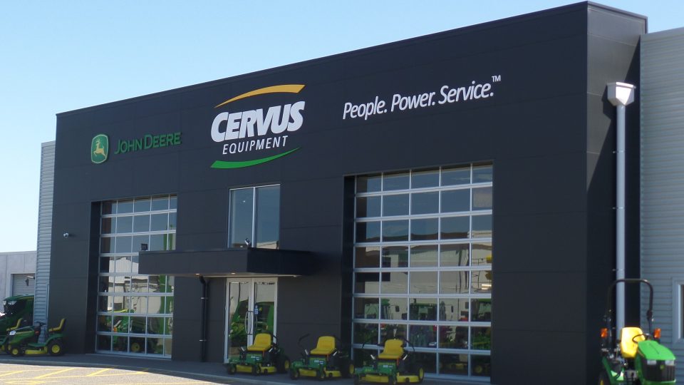 Industrial doors at Cervus equipment