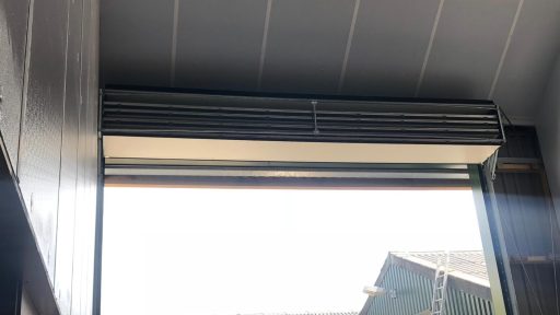 Compact door Folded up industrial door