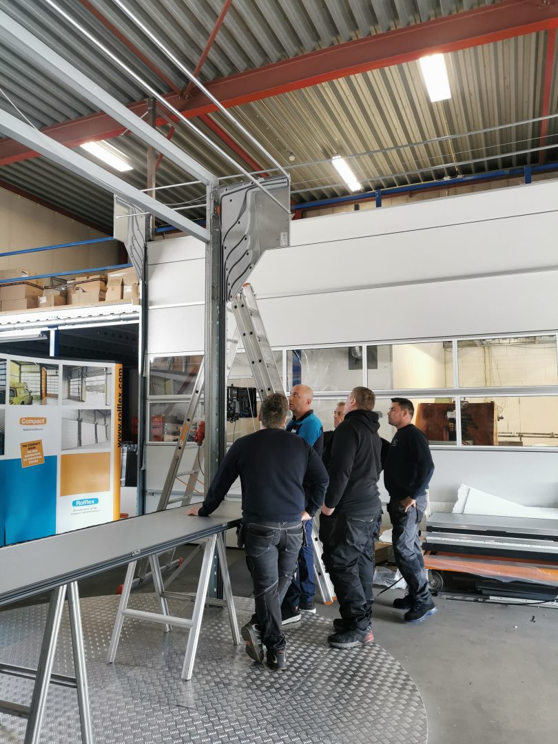 Technical training for fitters from Belgium