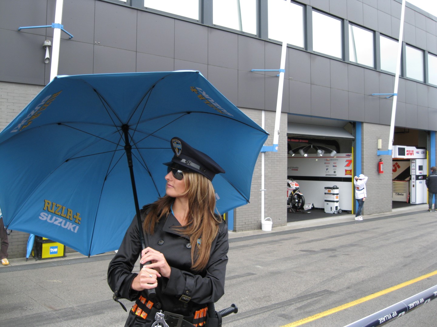 TT Circuit Assen Pit lane grid girl TT Circuit Assen Pit lane grid girl
