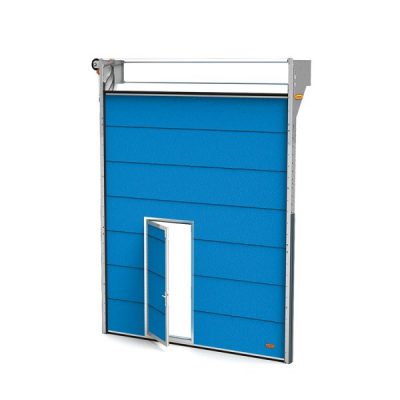 portes sectionnelles avec Portillon - portes pliantes
