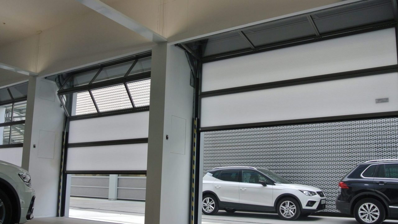 Porte pliante industrielle Compact