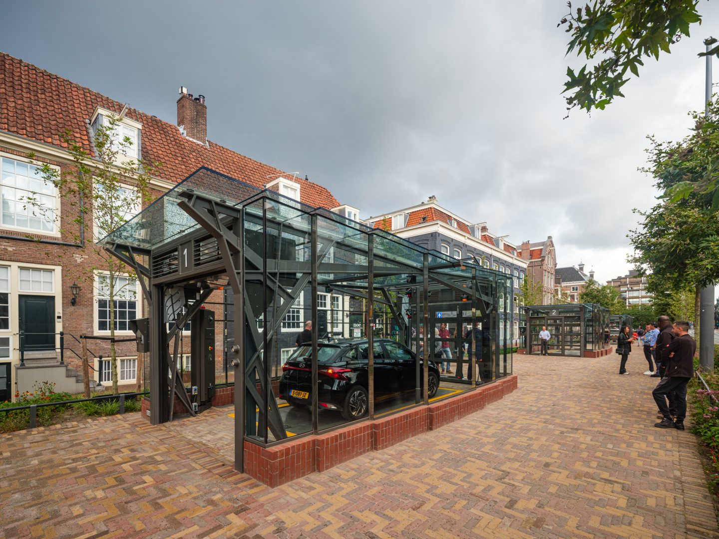 Portes enroulables au parking Vijzelgracht