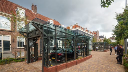 Portes enroulables au parking Vijzelgracht