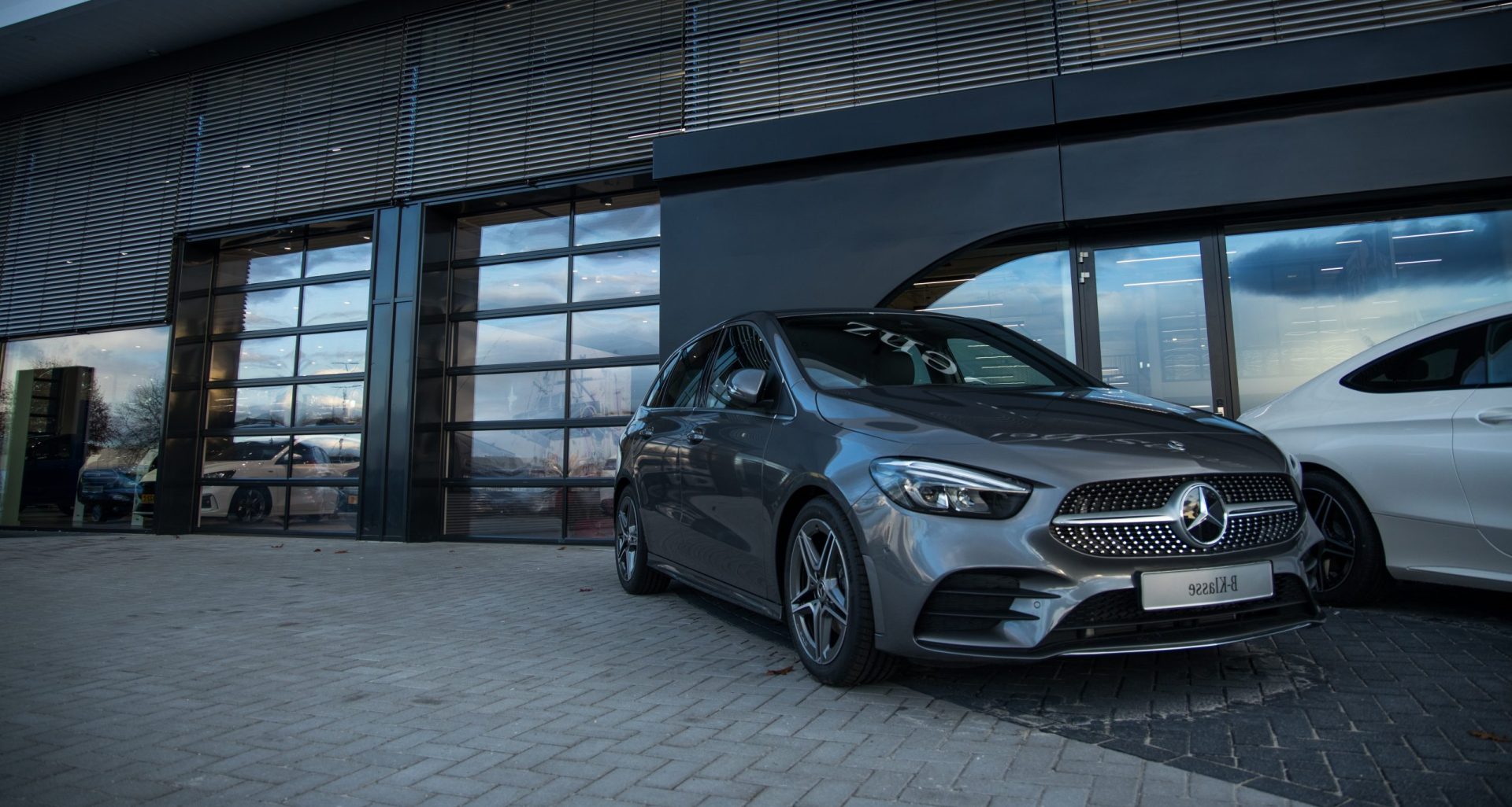 Portone industriale per showroom