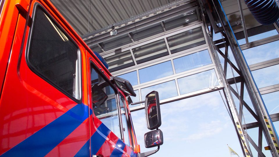 Brandweer hoevelaken Compact vouwdeur