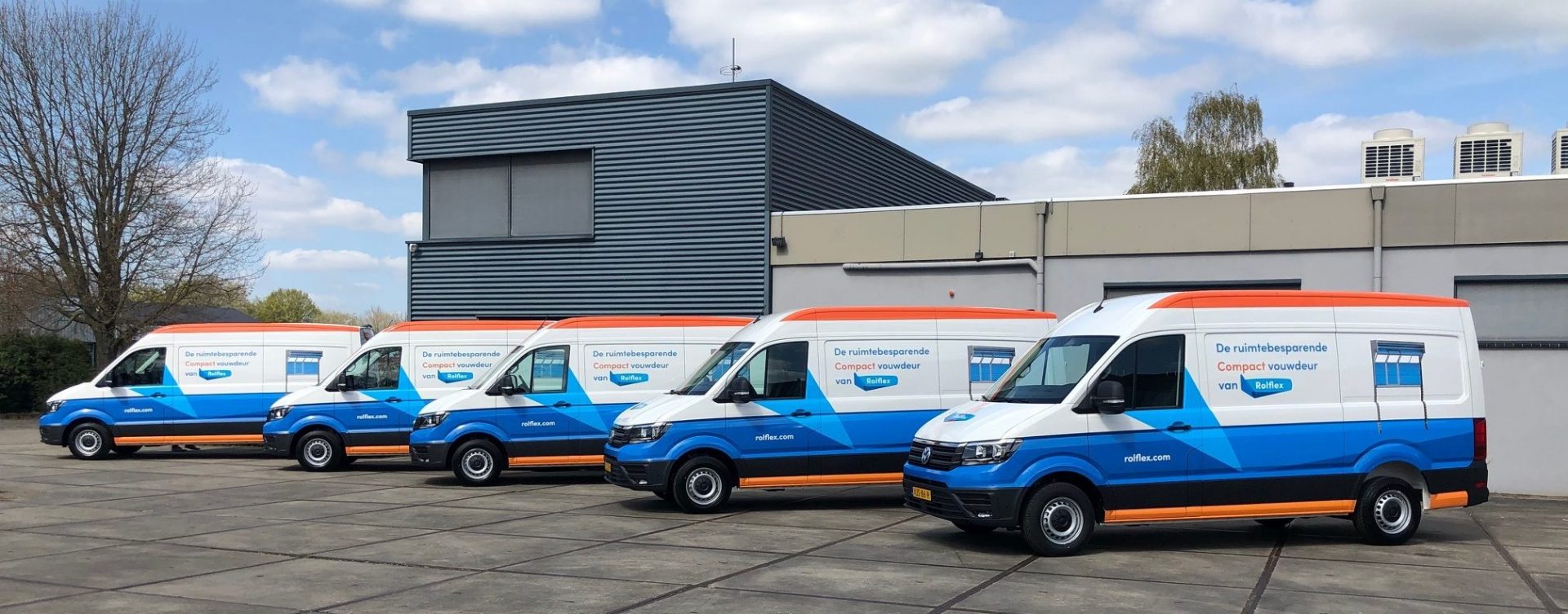 De nieuwe bussen voor Rolflex-monteurs