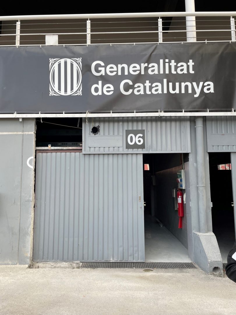 Oude deuren van het Circuit Barcelona Catalunya