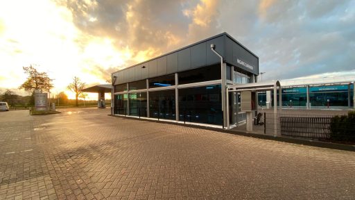 transparante roldeur carwash Vaassen