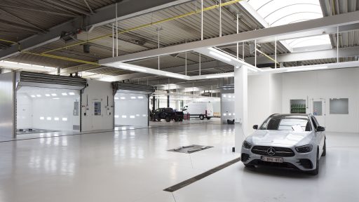 Industriedeuren bij spuitcabines