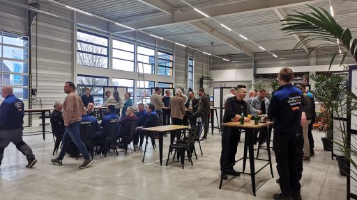 Feestelijke opening van de nieuwe hal
