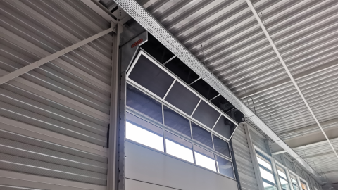 Brandwerende sectionaaldeur Rolflex