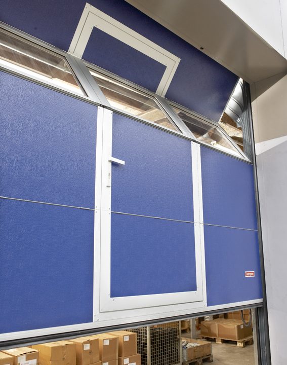 Leddport med dør Leddport med dør