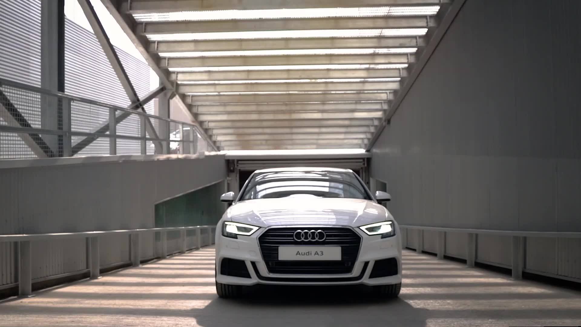 Körning av audi-bil