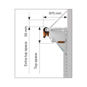 Compact vouwdeur front motor Compact vouwdeur front motor