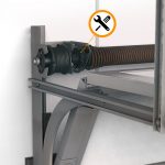 Das Compact Tor hat keine Ausgleichsfedern und ist dadurch wartungsarm