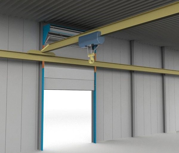 Verlengde rails Compact vouwdeur Verlängerte Schienen Compact Falttor