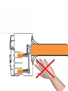 Sicher mit Eingreifschutz