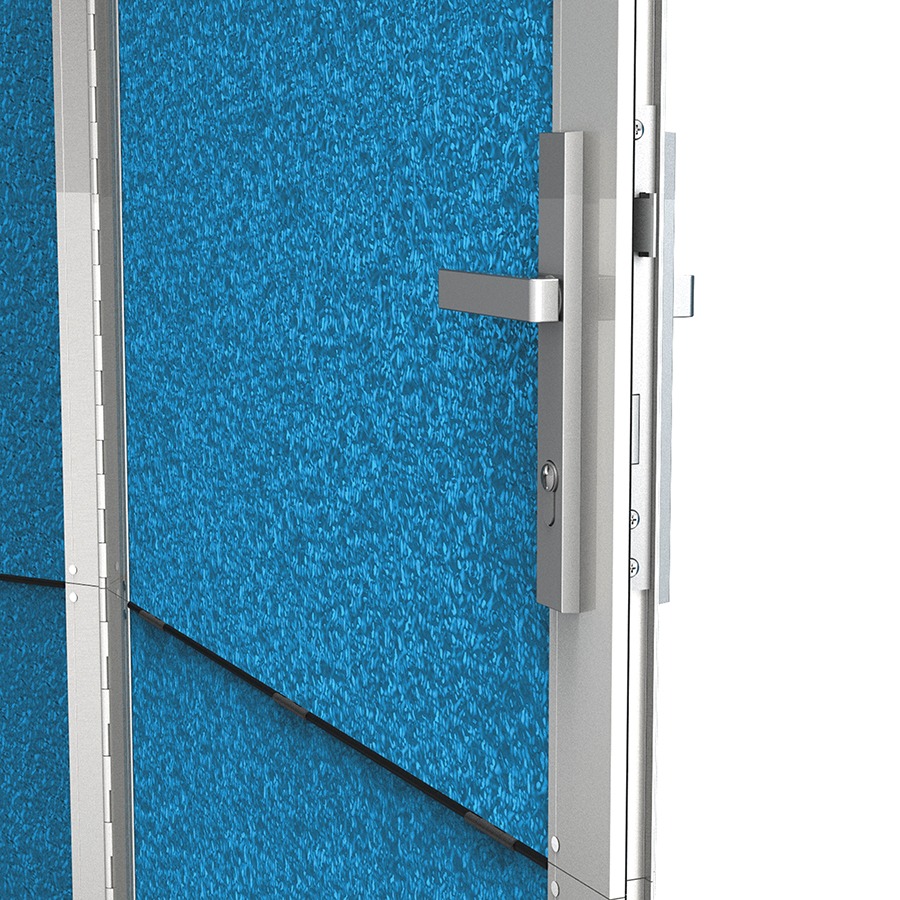 Door lock wicket door Compact door